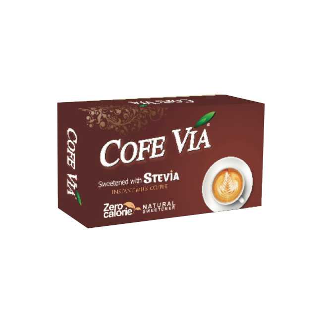 GVS Cofevia: Instant Milk Coffee Premix (3 in 1) Plain (10 x 1gm Sachet)